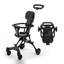 Baby Stroller, Foldable Four-wheel Child Stroller, Lightly and easily Foldable Child Stroller, Suitable For 1-5 Years Old High Landscape Auxiliary Baby Artifact