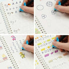 Magic Practice Copybook(4 BOOKS) , Magic Book For Montessori Children Tracing Handwriting | First Learning Books For Kids | Preschool