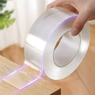Nano Double Sided Tape Transparent Heavy Duty Reusable Washable Strong Adhesive Waterproof Mounting Tape 2cm Wide –3M Leng