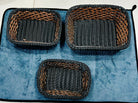 1 PCS(MEDIUM) NYLONE CANE MATERIAL FOOD SERVING BREAD BASKET / NAAN BASKET
