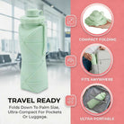Collapsible Water Bottle Silicone Foldable Water Bottles For Travel Easy To Carry Design