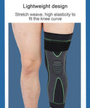 Strapped Knee Pads, Knitted Extended Knee Braces and Leg Pads, Knee Sleeve for Basketball Cycling Running, Sports Knee Supports