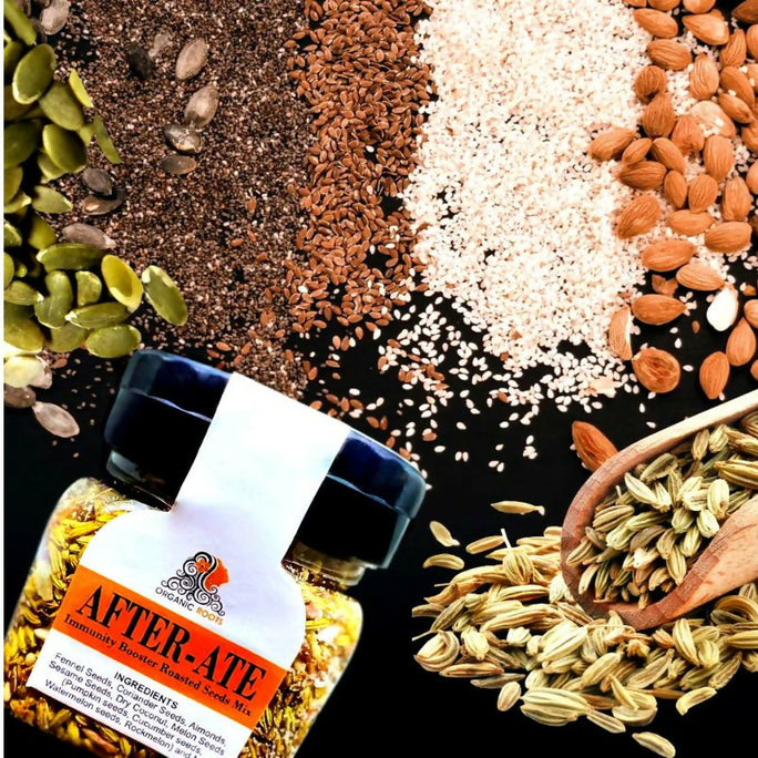 Organic Roots AFTER-ATE (Roasted Seeds) Natural Vitamins