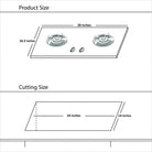 Hanco HV-607GEN Value Series Hob Tempered Glass Body With Official Warranty