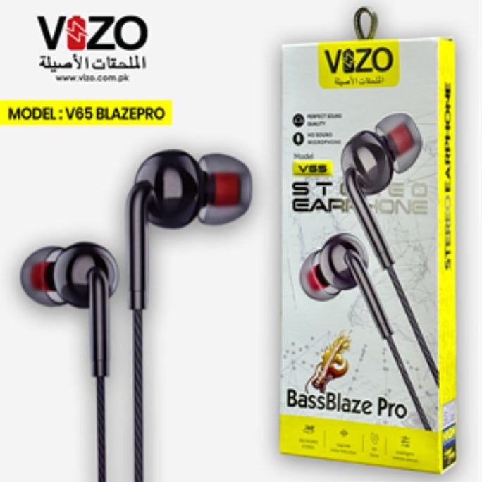 Vizo V65 BlazePro Wired Stereo Earphones