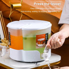 3-Grid Rotatable Cold Kettle & Dispenser With Lid 5.2L