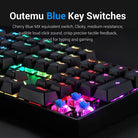 Redragon K551 RGB-1 Mitra Wired Mechanical Keyboard with Blue Switches