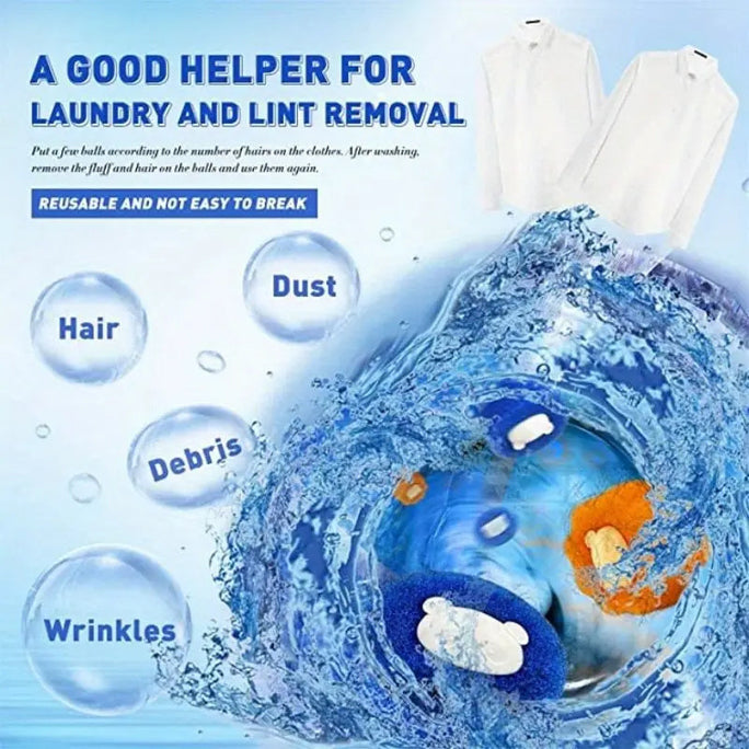 5pcs Reusable Laundry Balls Kit