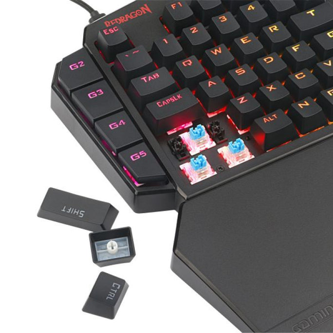 Redragon K585-KS DITI Elite One-Handed RGB Mechanical Gaming Keyboard