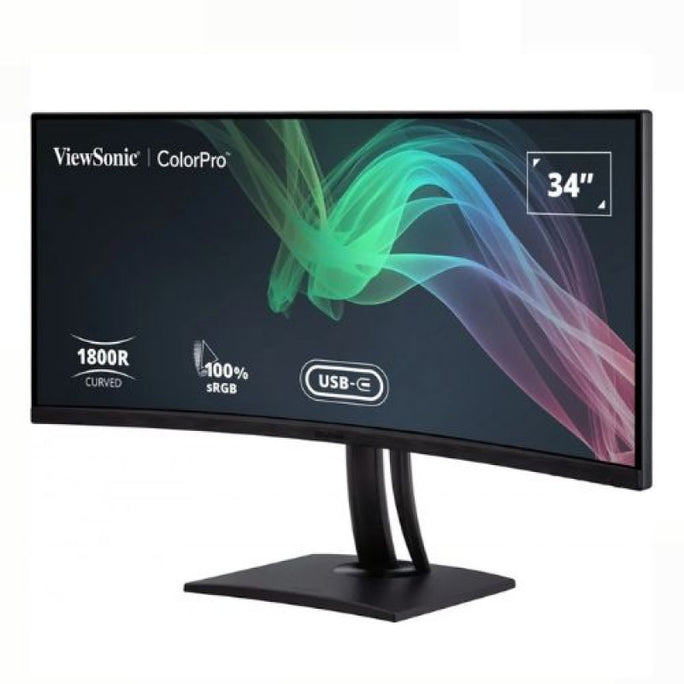 ViewSonic VP3481A 34" UWQHD Curved Monitor