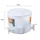 3-Grid Rotatable Cold Kettle & Dispenser With Lid 5.2L