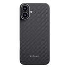 Pitaka Ultra-Slim Case for iPhone 16 – Black/Grey