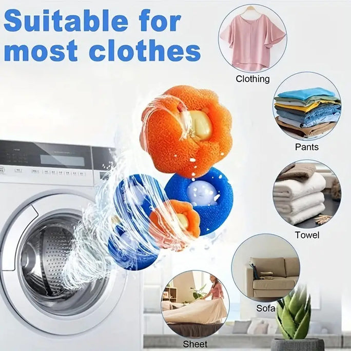 5pcs Reusable Laundry Balls Kit