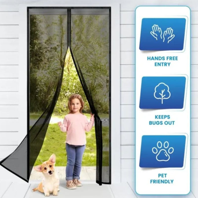 Magic Mesh Magnetic Screen Door* (Box packing)