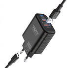 Vizo Plug Pro VPC 12 USB + PD Fast Charger with Charging Cable