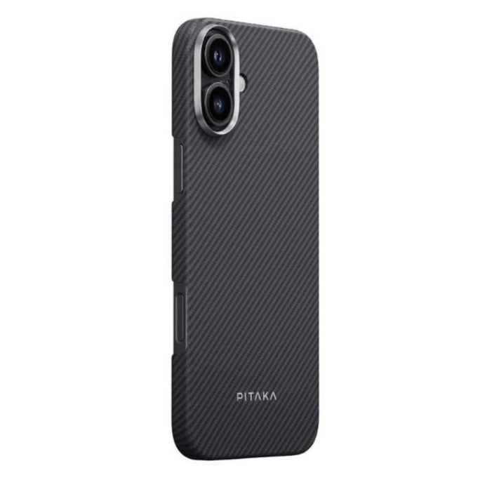 Pitaka Ultra-Slim Case for iPhone 16 – Black/Grey