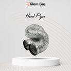 Glam Gas Hood Pipe (160 x 160) With Official Warranty