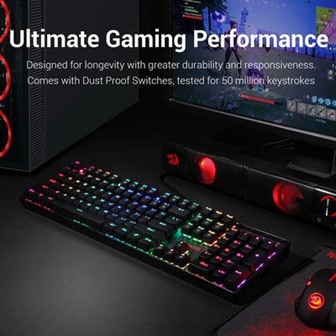 Redragon K551 RGB-1 Mitra Wired Mechanical Keyboard with Blue Switches