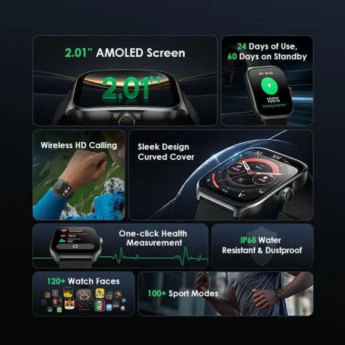Oraimo OSW-812 Nova AM Smart Watch