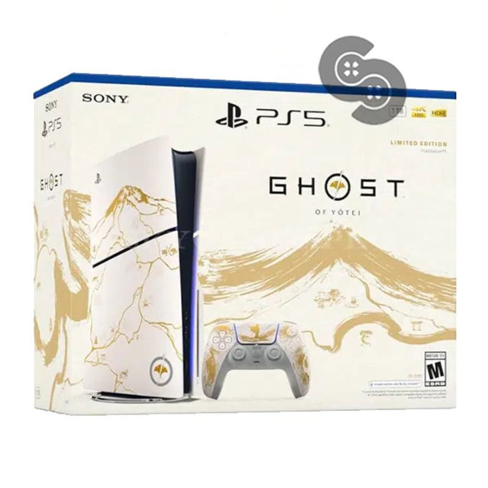 Sony PlayStation PS5 Slim 1TB Ghost of Yōtei Gold Limited Edition