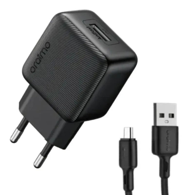 Oraimo OCW-1061E+M53 PowerCube 61 Charger With Micro Data Cable