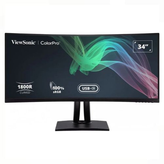 ViewSonic VP3481A 34" UWQHD Curved Monitor