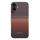 Pitaka Sunset Moonrise Tactile Woven Case for iPhone 16 Plus - Sunset