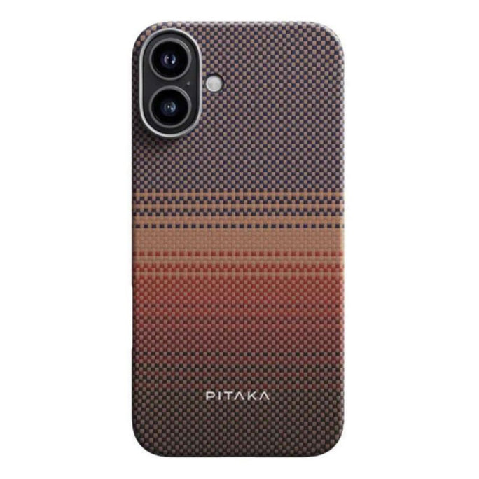 Pitaka Sunset Moonrise Tactile Woven Case for iPhone 16 Plus - Sunset