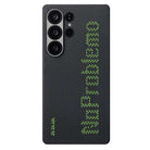 Pitaka X Aries MagEZ Compatible Luminous Case for Samsung Galaxy S25 Ultra - Black