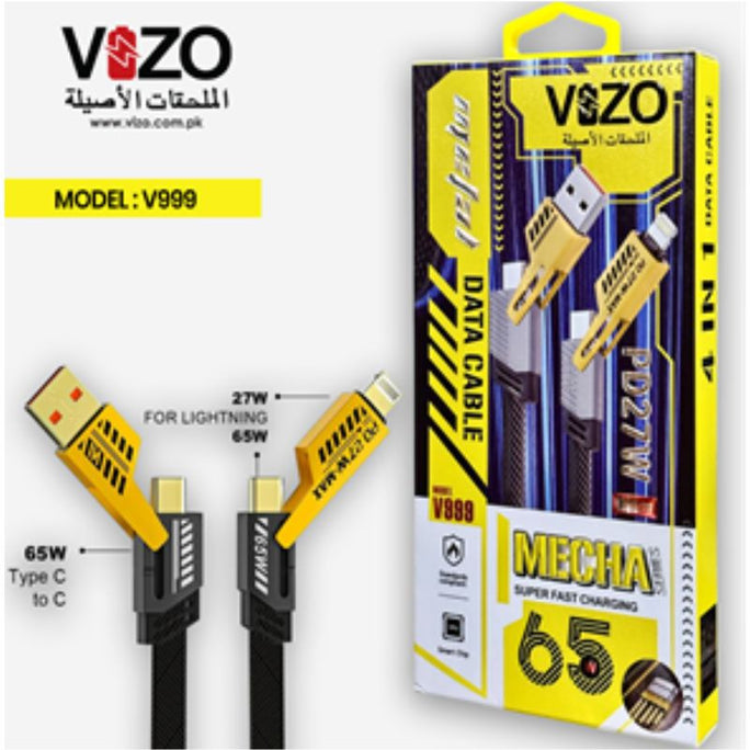 Vizo V999 5-in-1 65W Ultra Fast Multi-Mode Cable