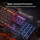Redragon K521 Netherbane Full size RGB Wired Membrane Keyboard