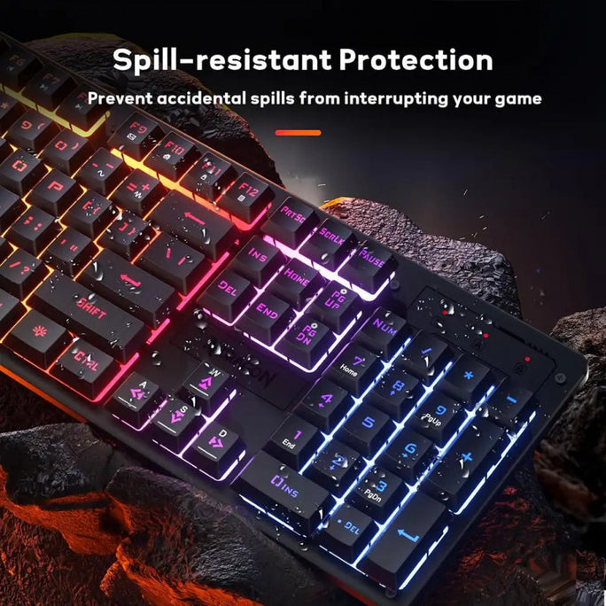 Redragon K521 Netherbane Full size RGB Wired Membrane Keyboard