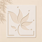 Casvena Lily Flower Reusable Stencil for Wall & Canvas Painting