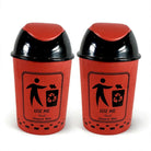 Prince Ware Dustbin Smart Small with Lid - 14 Liters (Pack of 2)