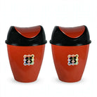 Prince Ware Dustbin Royal Large with Swing Lid - 18 Liters (Pack of 2)