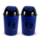 Prince Ware Dustbin Smart Small with Lid - 14 Liters (Pack of 2)
