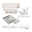 Vanity Mirror Light LED Bulbs For Makeup Mirror Stand (10 Bulbs)