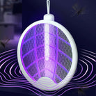 Foldable Mosquito Killer Racket Trap Rechargeable Bug Zapper Racket