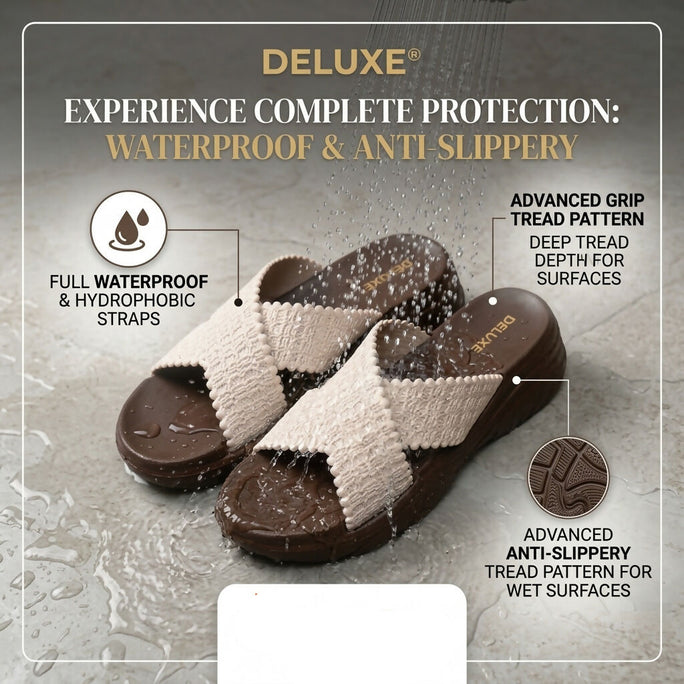Deluxe Footwear Thick Sole Soft & Comfortable Slipper for Women – Waterproof & Anti-Slip Casual Chappal