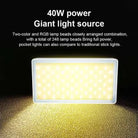 Mamen SL-PB 40R 40W RGB LED Video Light