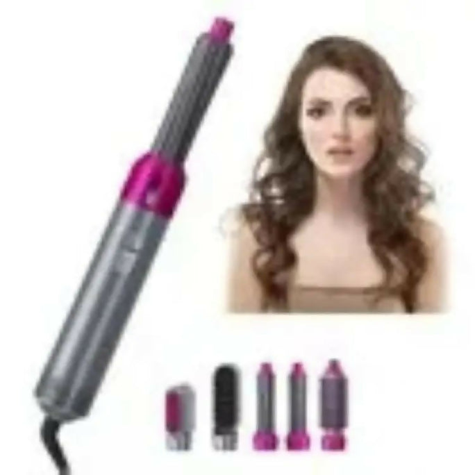 5 In 1 Hair Dryer Brush Electric Blow Dryer Hair Comb Curling Brush Kit Straightener