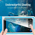 Universal Mobile Phone Transparent Waterproof Bag Three-Layer Sealed Drifting Beach Fishing Underwater 6 Inch Swimming Dry Bag