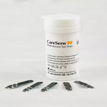 CareSens N Blood Glucose Test Strips – Pack of 50 (No-Coding)