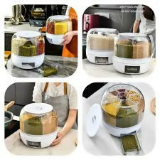 10kg Revolving 6in1 Cereal Dispenser