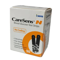 CareSens N Blood Glucose Test Strips – Pack of 50 (No-Coding)