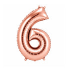 Number 6 Foil Balloon 40" Inches