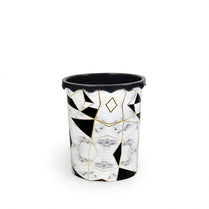 Prince Ware Dustbin Marble Medium - 8 Liters - (Pack of 2)