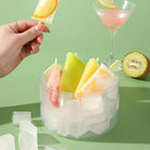 8 Cavity Round Popsicle Candy Mold Set with Sticks