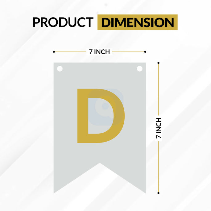 Dua e Khair Letter Bunting Banner Decoration Set