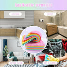 LEARJA Rainbow Multi-layer Rag Rainbow Cleaning Cloth Cloth That Can Be Torn Towel